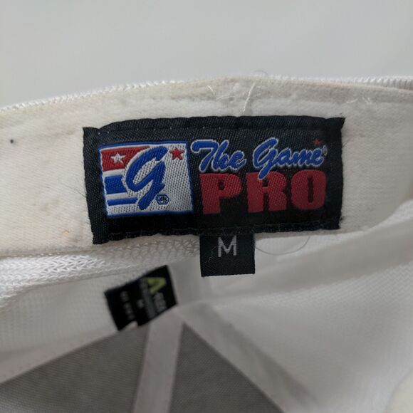 Troy Fitted Mesh Back Hat Red Embroidered Logo The Game Pro Poly Blend - Picture 10 of 12